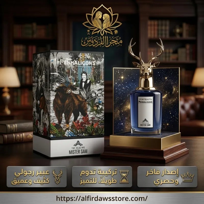 عطر "The Blazing Mister Sam" – تجسيد الجرأة والغموض | متجر الفردوس
