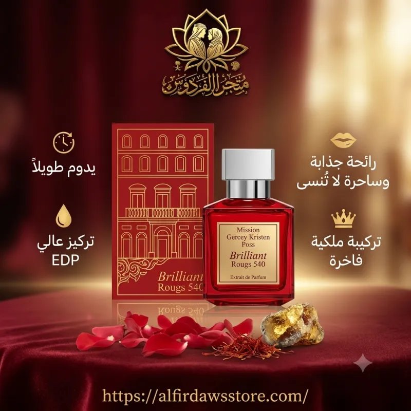 عطر Brilliant Rougs Parfum الرائع والجذاب | الفردوس